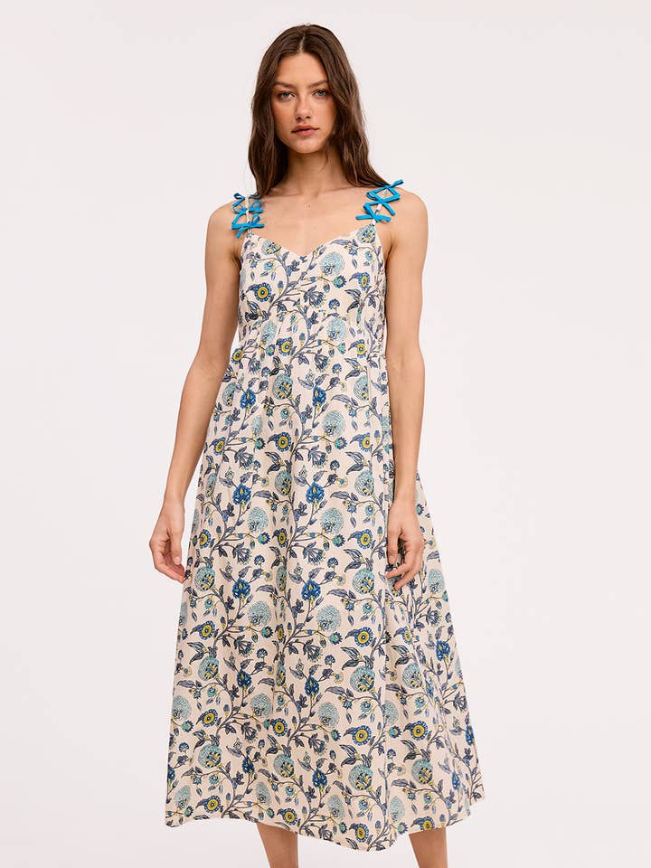 Bohemian Baby Bows Midi Jurk voor wholesale door Ultramarine