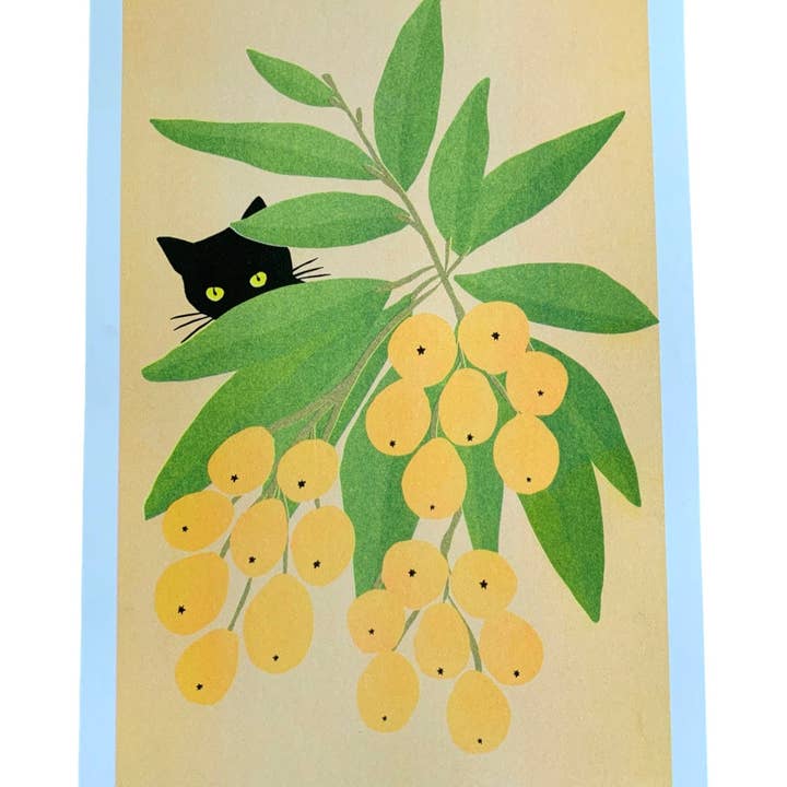 Risodruk - Momo in Loquats 11x17 voor wholesale door StitchPrism