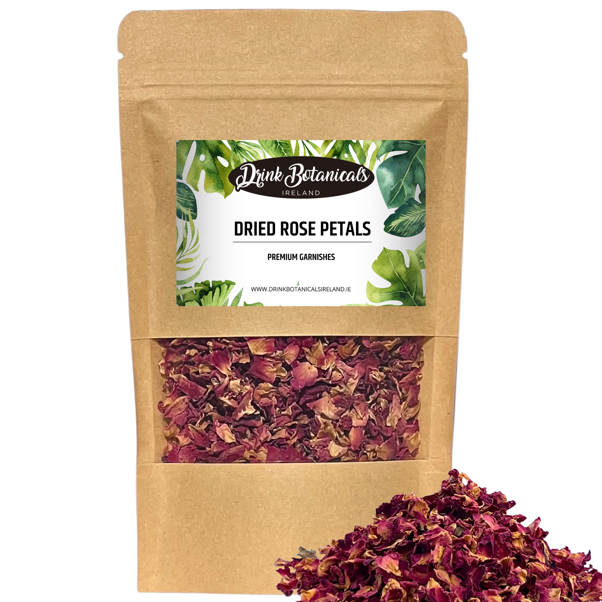 Drink Botanicals Ireland – Flores secas/prensadas por atacado – Pétalas de Rosa Secas0