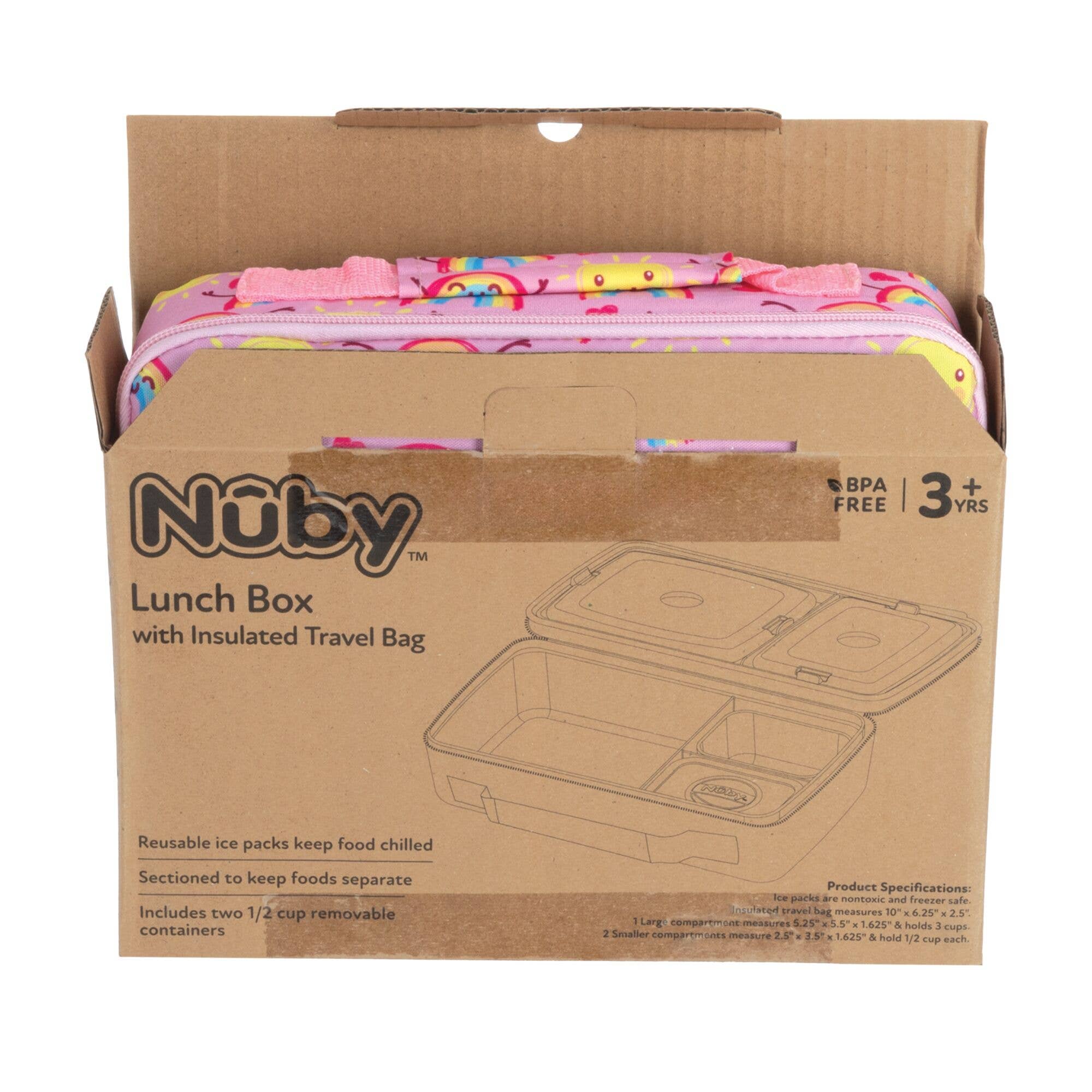 Nuby - Wholesale Lunch Bag/Box - Kids - Insulated Bento Lunch Box10