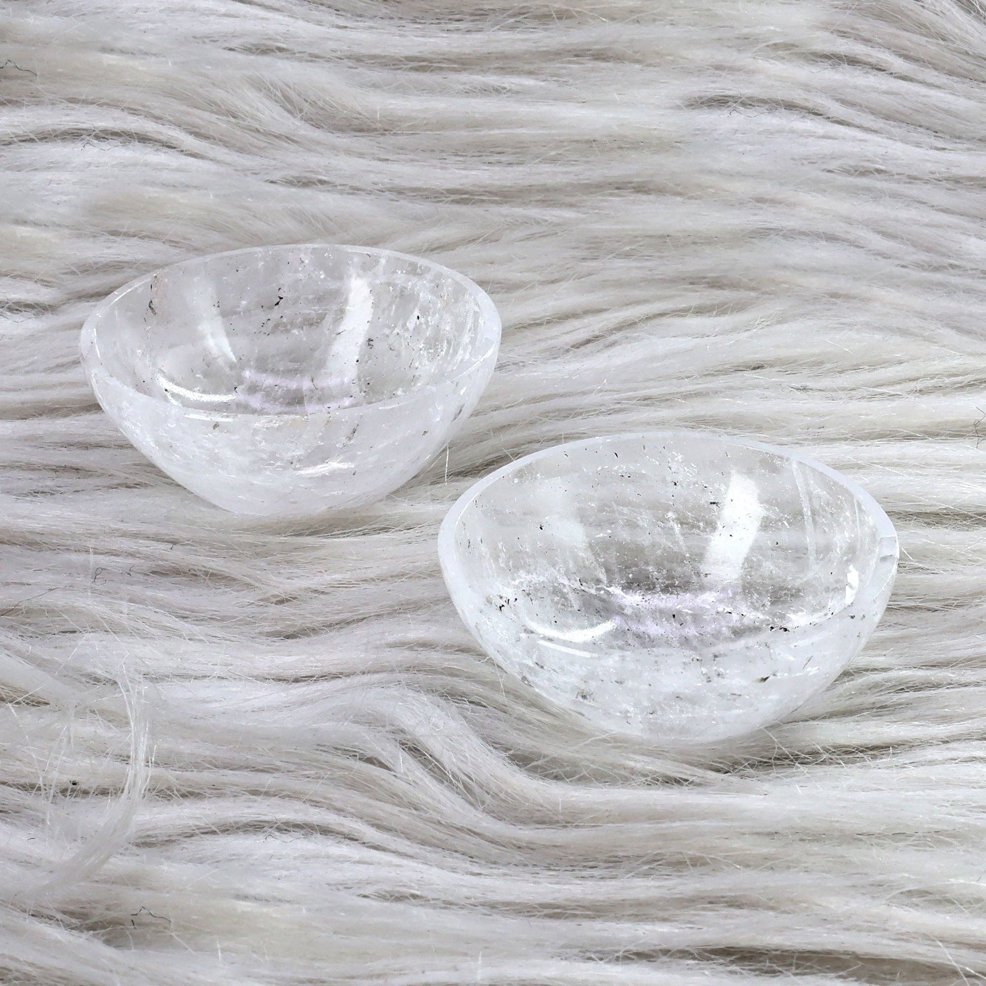 GemMartUSA – wholesale Decorative plate/dish/bowl – Natural Crystal Mini Carved Gemstone Bowl Cup 2 inch12