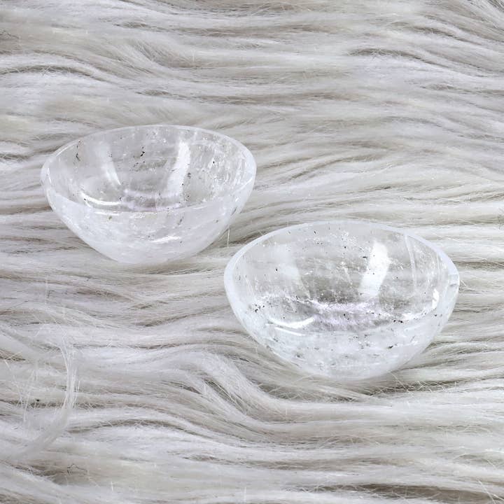 GemMartUSA – wholesale Decorative plate/dish/bowl – Natural Crystal Mini Carved Gemstone Bowl Cup 2 inch12