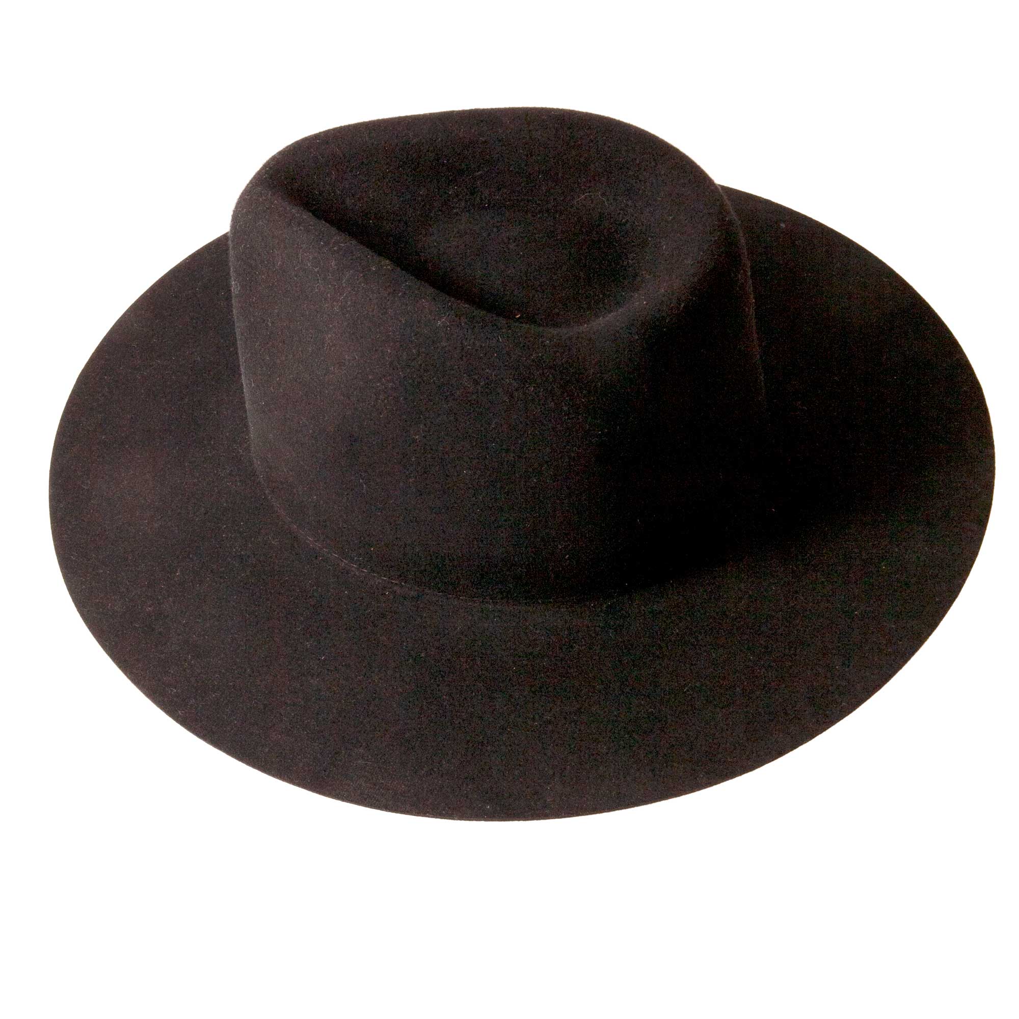 American Hat Makers - Wholesale Fedora - Uniseks - 100% wollen vilten hoed met platte rand - Stijl Rancher3