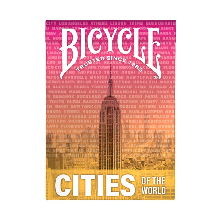 Cartamundi UK – wholesale Playing cards – Bicycle Cities of the World Playing Cards0
