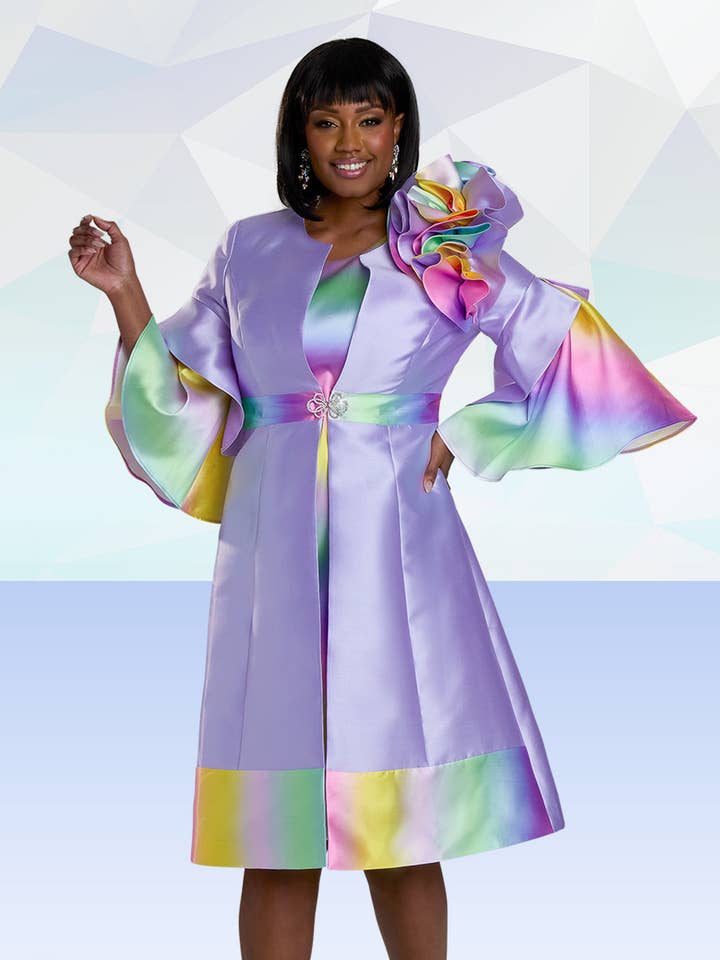 Ensemble robe et veste 2 pièces, style Donna Vinci 12152 pour la vente par Donna Vinci