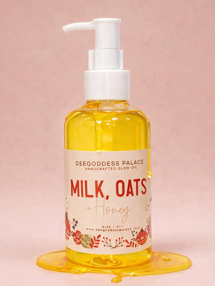 Milk,Oats + Honey Body Oil for wholesale by Deegoddesspalace