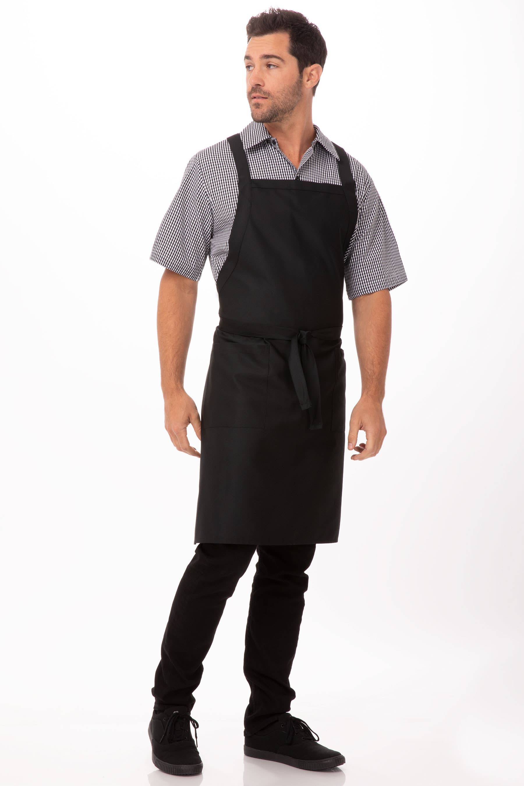 Chef Works - Wholesale Apron - Cross-Back Bib Apron0