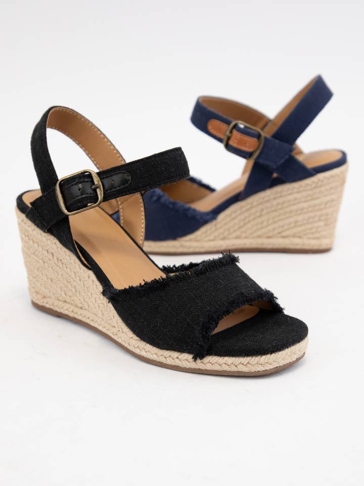 ARNOLD PEEP-TOE ESPADRILLES WEDGE HEELS for wholesale by CCOCCI