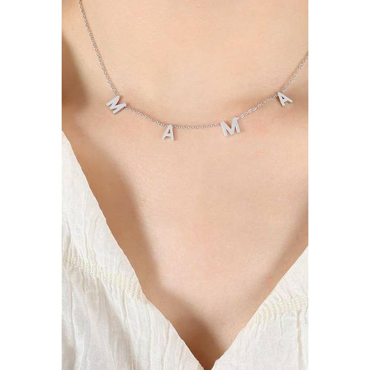 JOSSLYN by wall to wall - Wholesale Pendant/Charm Necklace - STAINLESS STEEL WATERPROOF TARNISH FREE NECKLACE | 40NK3211