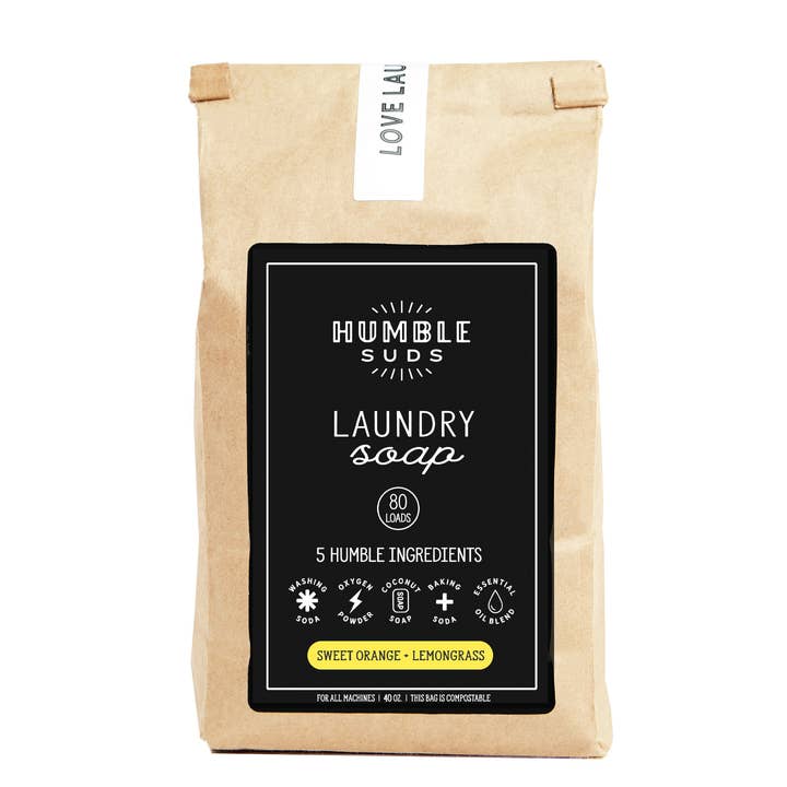 Humble Suds - Wholesale Laundry Detergent Powder/Pods - Laundry Soap - Compostable Bag2