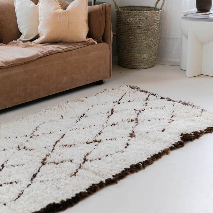 Vintage Moroccan Runner 3 by 6.8 feet for wholesale by Coe 112