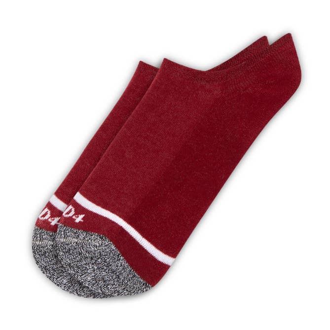 Calcetín Burgundy No Show para venta al por mayor de Stand4 Socks US