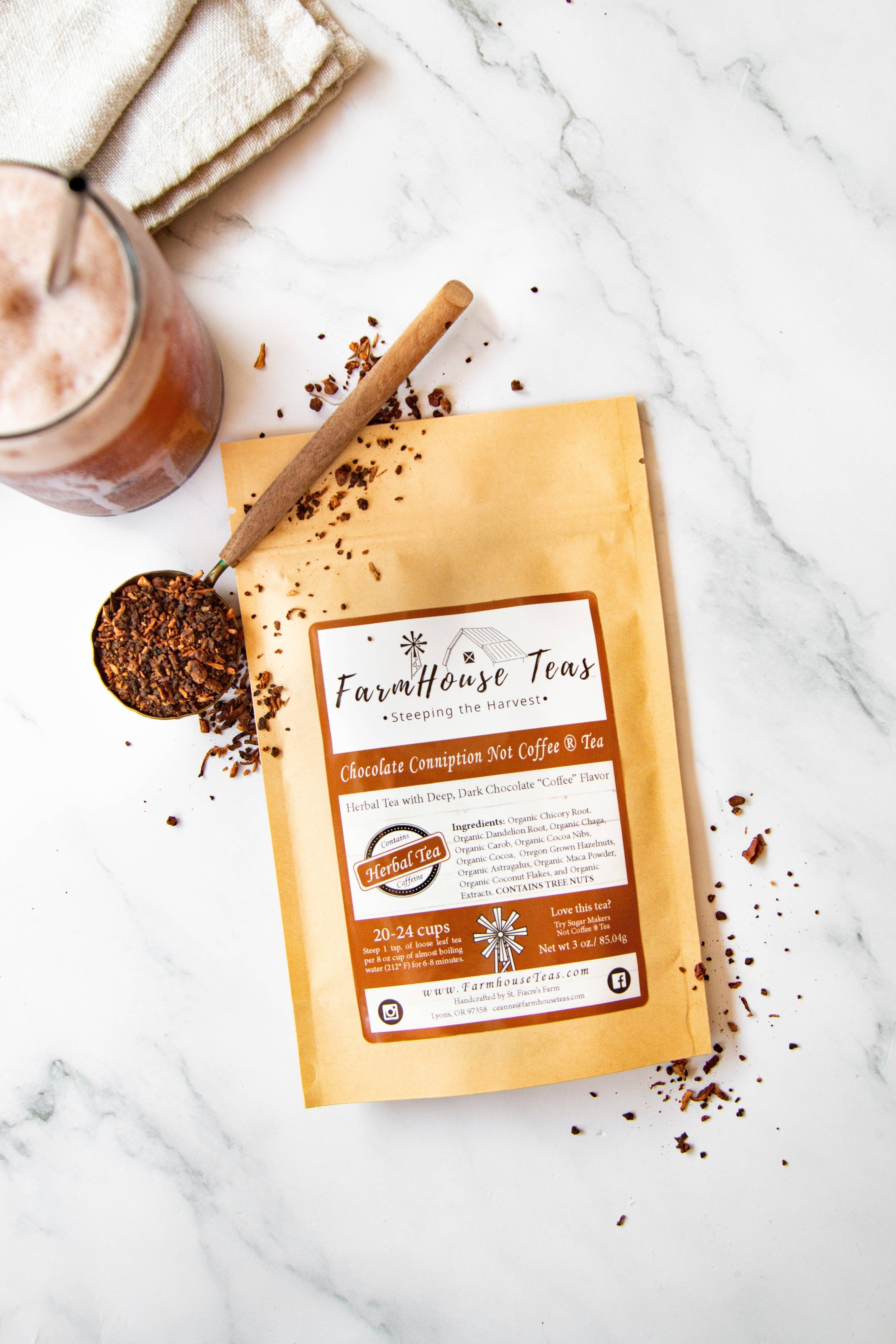 Farmhouse Teas - Wholesale Loose Tea - Chocolate Conniption NOT Coffee® –  Herbal Tea2