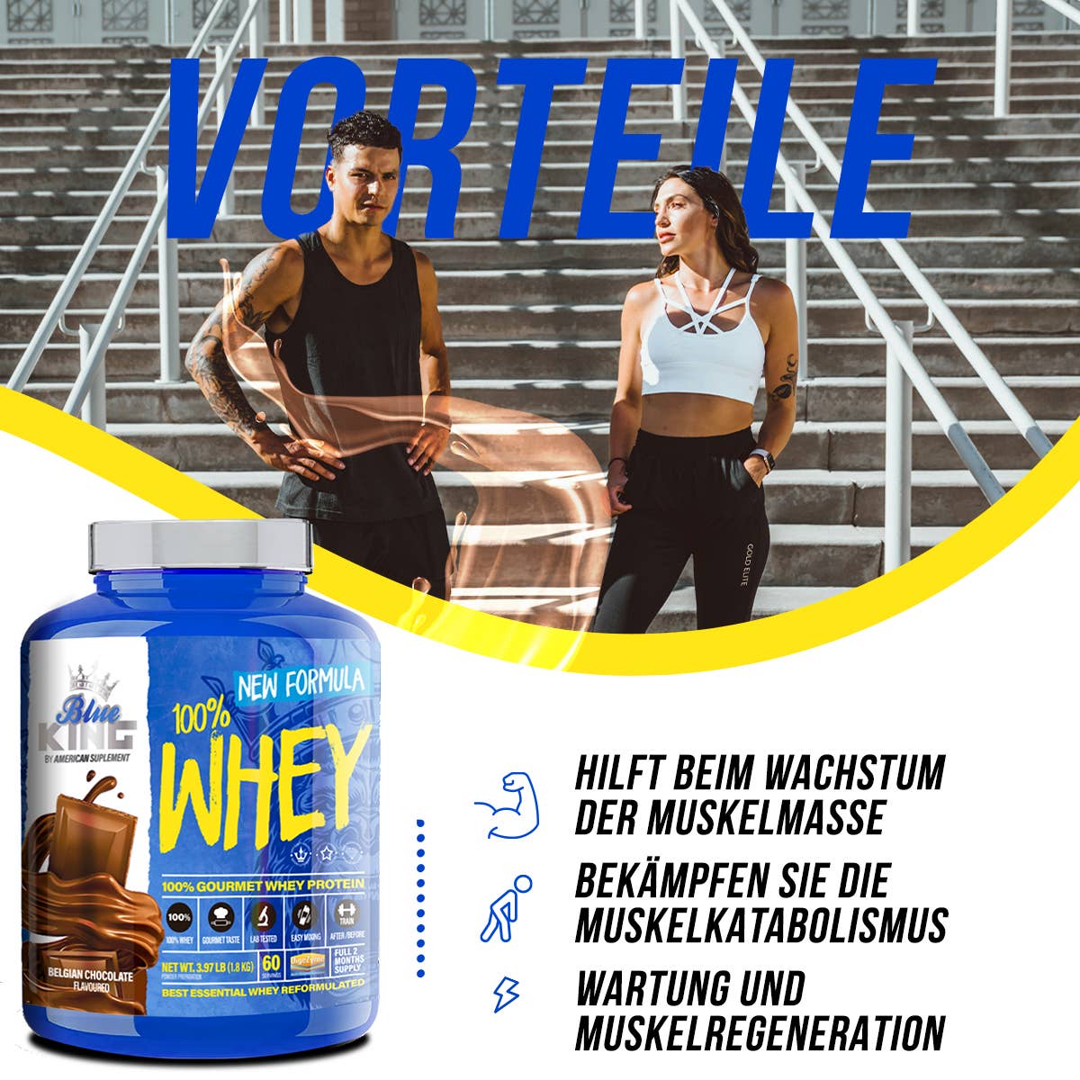 AMERICAN SUPLEMENT S.L. - Wholesale Protein/Superfood Powder - American Supplement | 100% Whey Protein BlueKing 2kg18