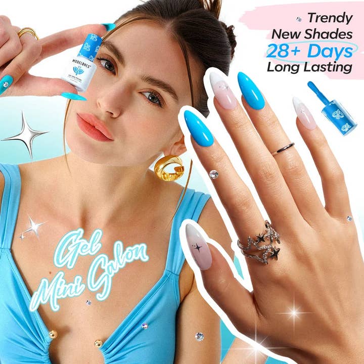 Modelones – wholesale Nailcare set – Silent Rebel - Mini Salon Gel Polish Kit10