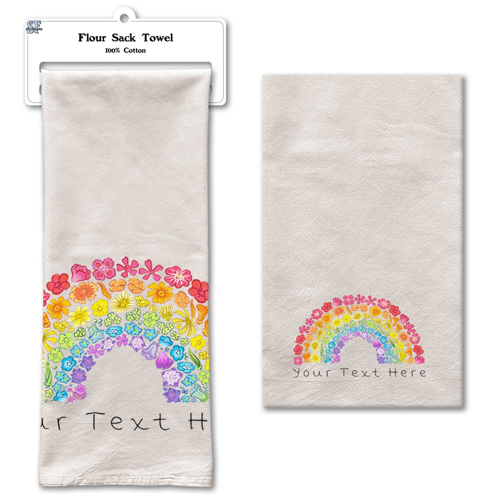 SF Mercantile - Wholesale Tea Towel - Customizable Flour Sack Tea Towel 22" x 36"3