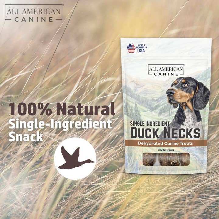 All American Canine - Wholesale Pet Treats - Dog - Duck Necks-12 ct.3
