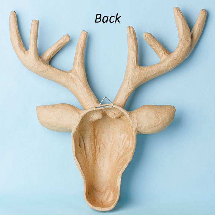 Factory Direct Craft - Wholesale Kerstdecoratie - 16" Papieren Maché Hertenkop met Gewei3