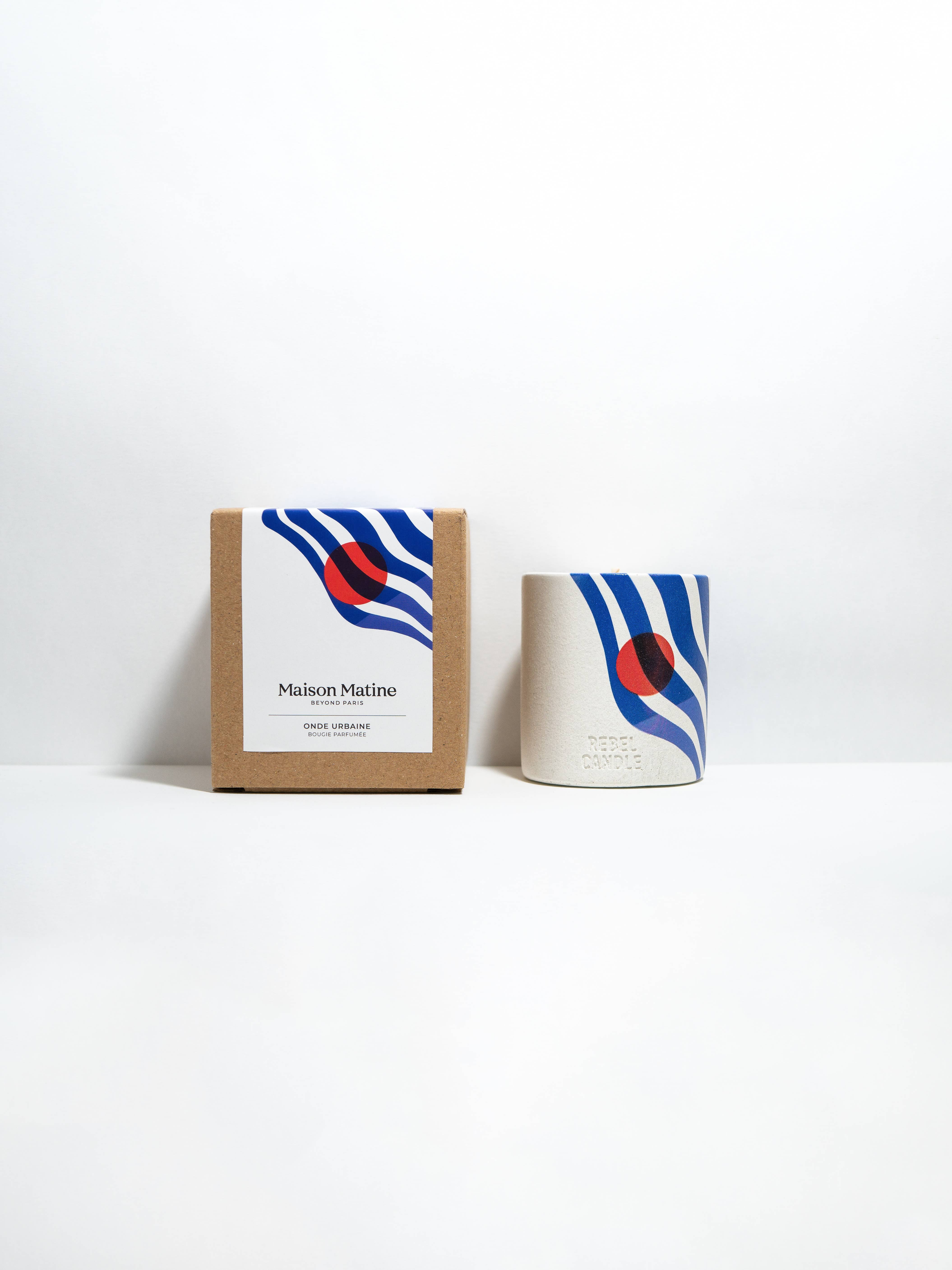 Maison Matine - Wholesale Jar/Filled Candle - Onde Urbaine - Scented Candle 160gr3