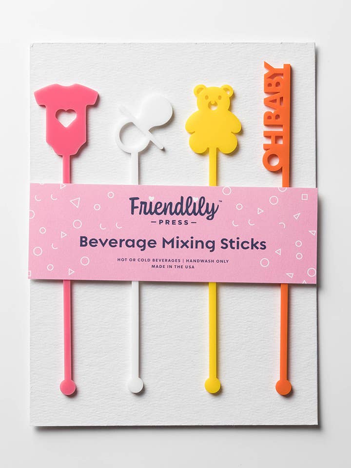 Baby Girl Acrylic Collection for wholesale by Friendlily Press