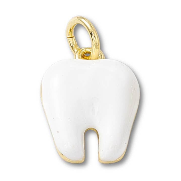 Tooth Gold Charm for wholesale by Love, Paige Designs