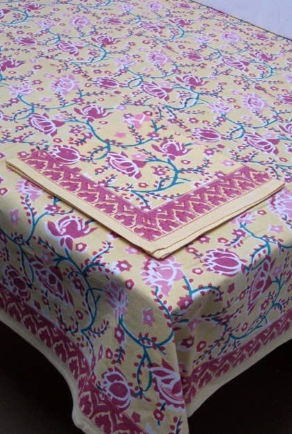 Avanti Linens Blue Portofino 60X120 Table Cloth