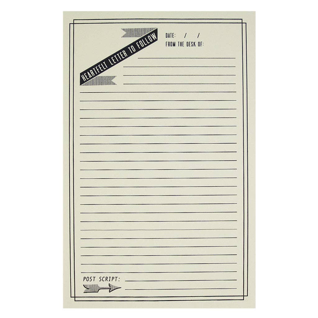The Regional Assembly of Text - Wholesale Stationery/Notecard Set - Heartfelt Letter1