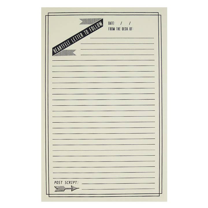 The Regional Assembly of Text - Wholesale Stationery/Notecard Set - Heartfelt Letter1