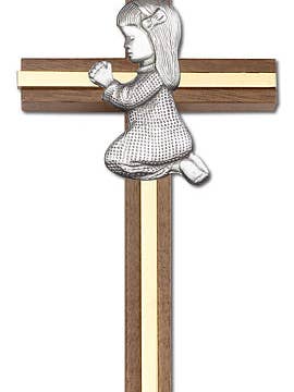 Croix murale pour fille en prière pour la vente par Tony’s Jewelry