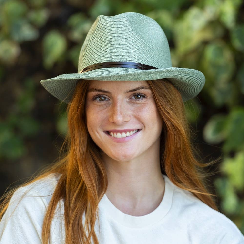 TRAVAUX EN COURS... - Wholesale Straw Hat - Unisex - PAPER HAT leather link108