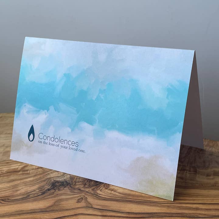 Condolences on the Loss of your Loved One - Sympathy Card for wholesale by The AFTER Company