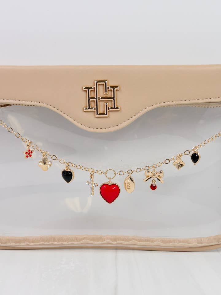 Avery Bag Chain RED BLACK for wholesale by Caroline Hill