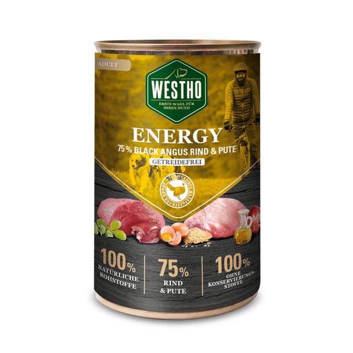WESTHO - Wholesale Pet Food - Dog - Energy dog food 400g (with 75% Black Angus beef & turkey)