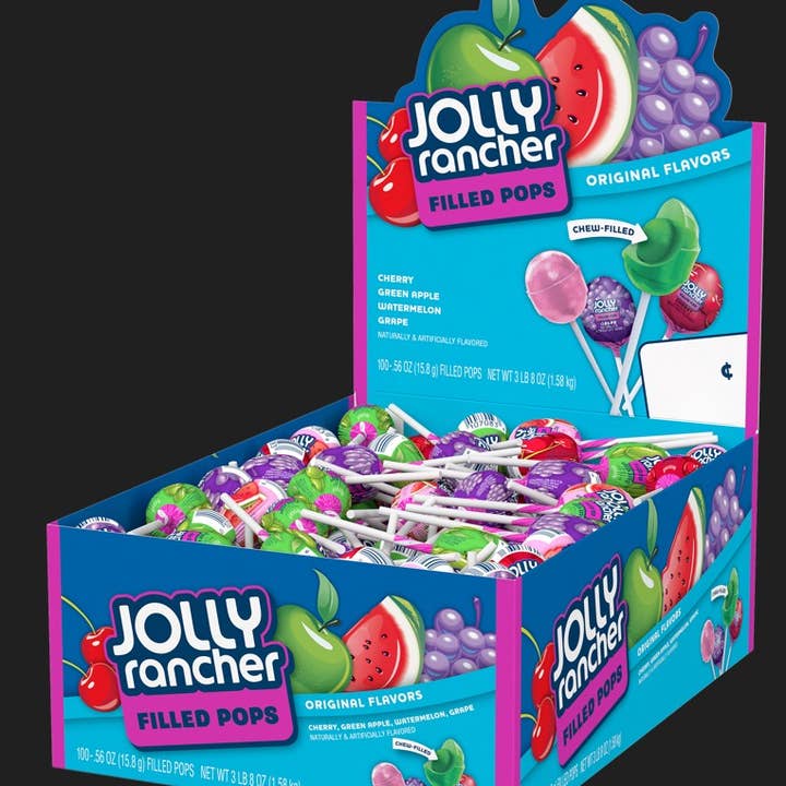Shop The King - Wholesale Lollipop - Jolly Rancher Lollipops Boxes 100ct