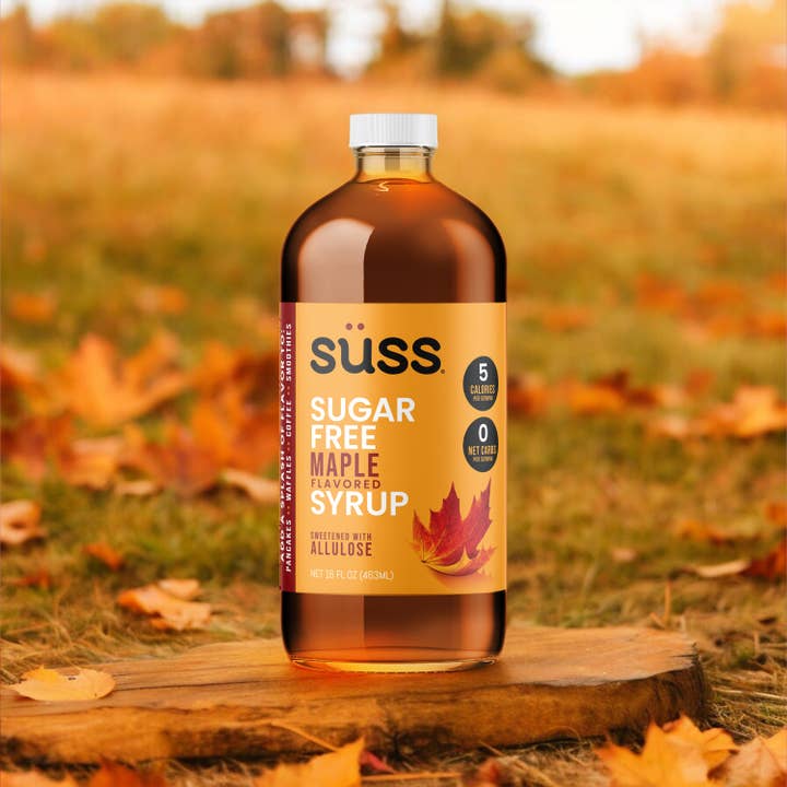 Süss – Engroshandel Sirup med smag – Süss sukkerfri sirup med ahornsmag, 16 fl oz