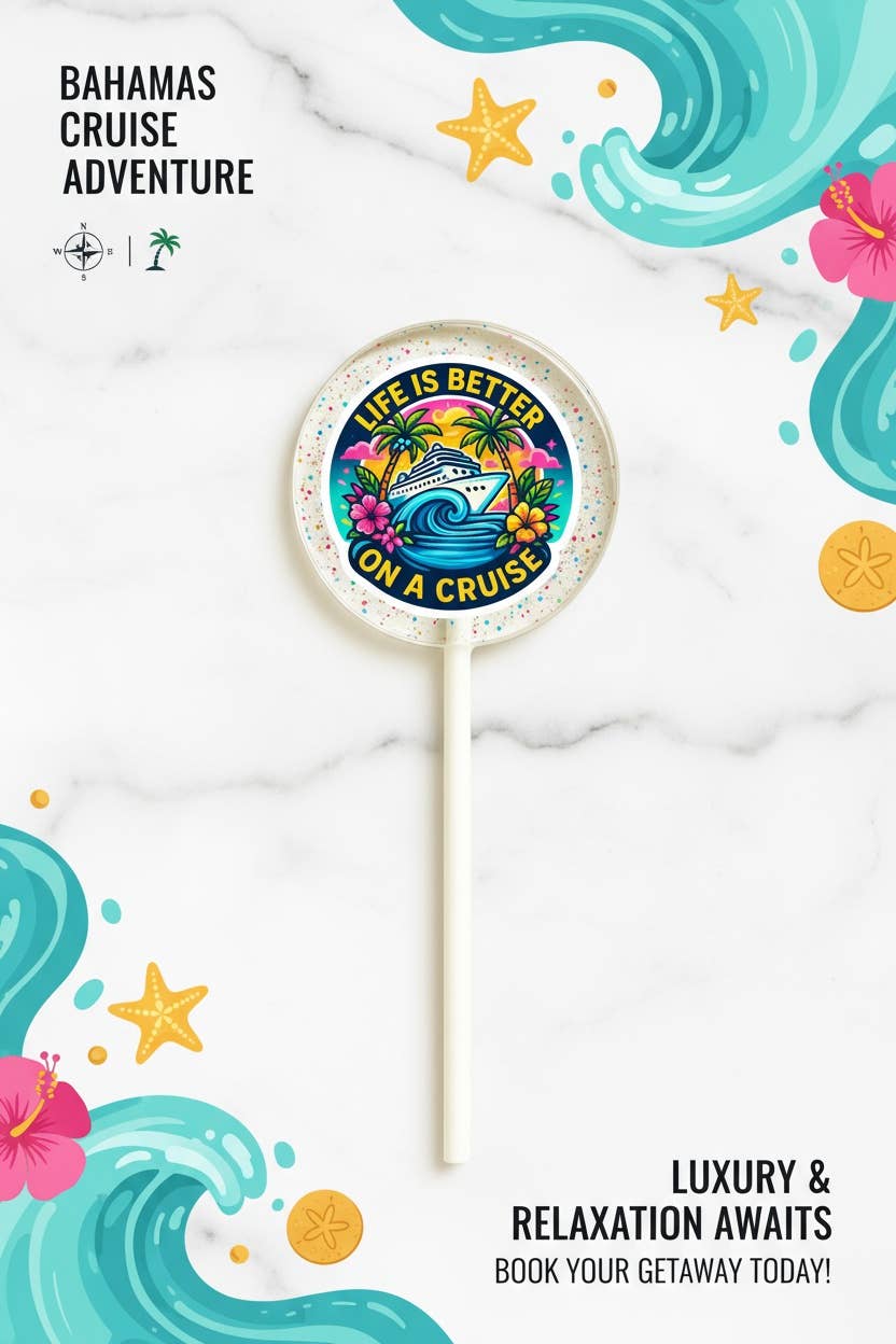 TheLollipopStudio - Wholesale Lollipop -  Cruise Line Guest Favors – Travel & Vacation Lollipops2