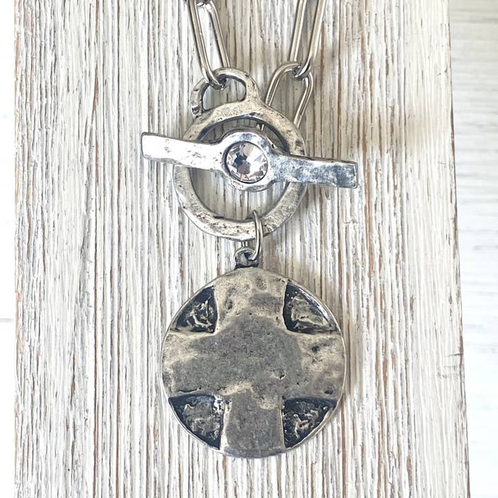 Lord’s Prayer religious medallion non tarnishing jewelry for wholesale by VB&CO Designs Handmade Jewelry