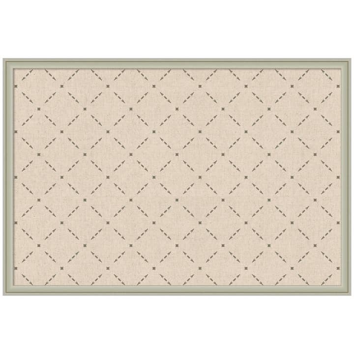 Pinboard Green Lattice Print for wholesale by Kate and Laurel