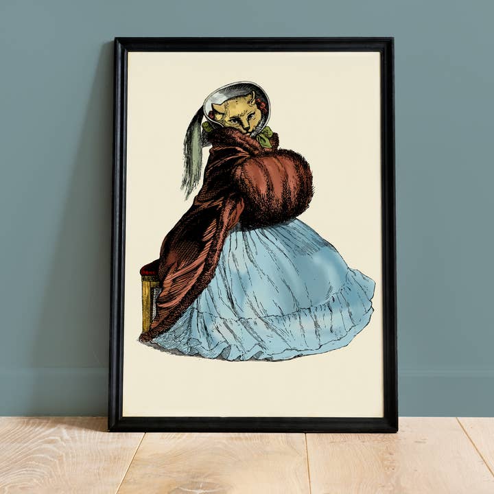 Show Portrait Cat Princess Dressed Animals for wholesale by Colette de B.