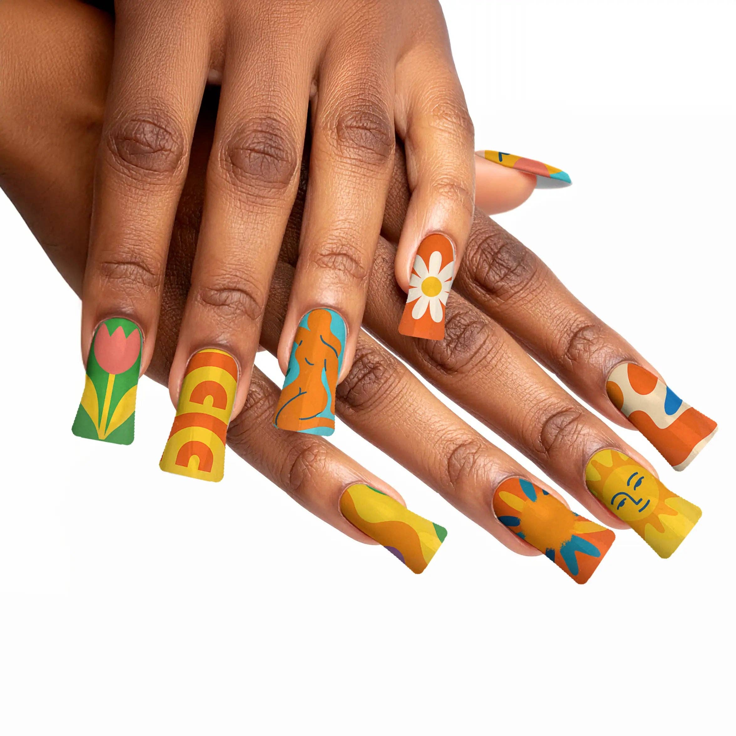 FYNE BODY - Wholesale Press-on/fake nails - Splat-tastic Canvas Creativity Press-On Nails26