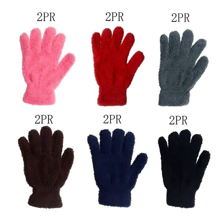 Diacly - Wholesale Mittens - Unisex - 12pk Basic Thick Warm Gloves1