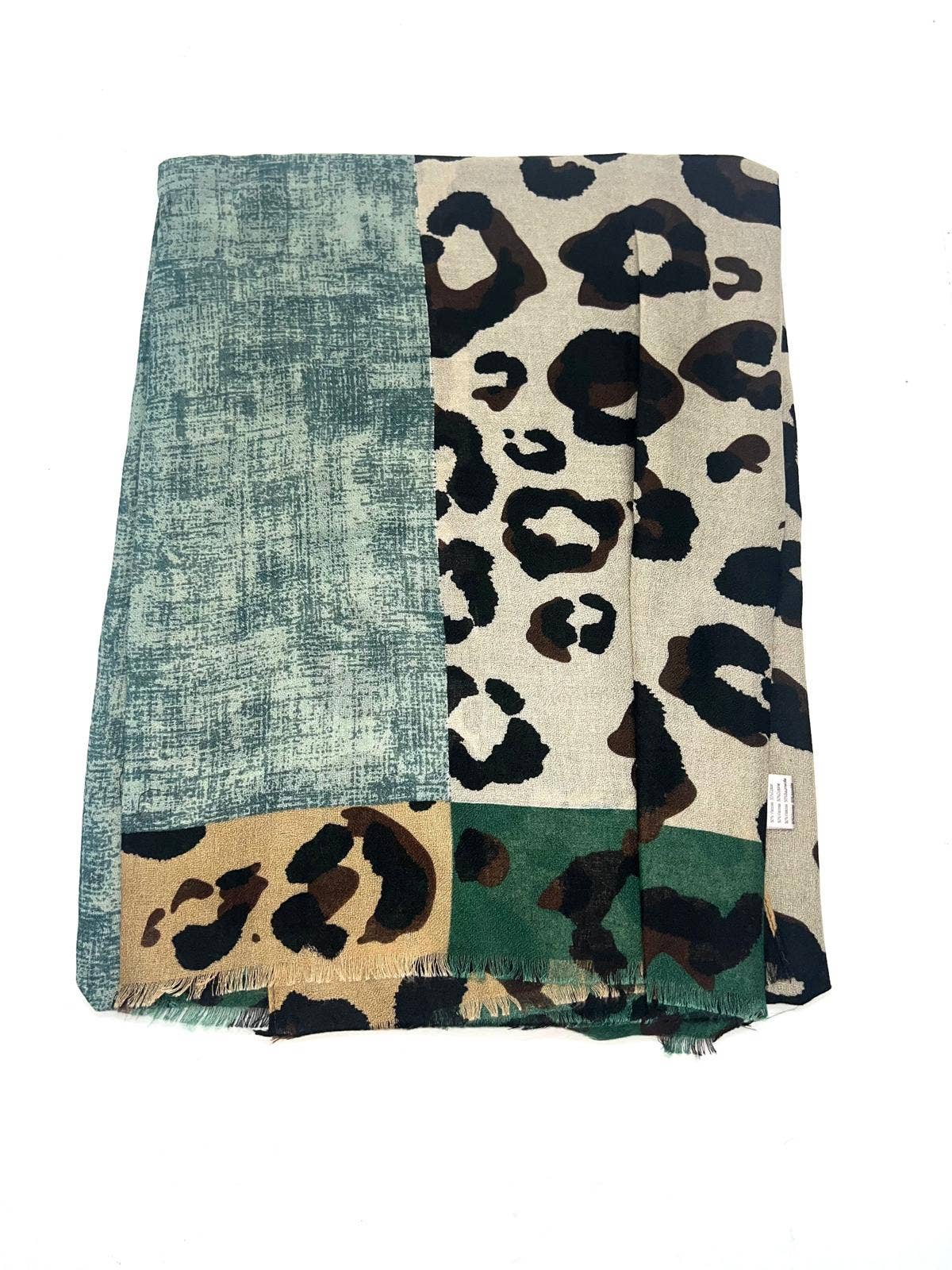 LINETA – Großhandel Schal – Damen – HGE-20032 Bedrucktes Halstuch mit Leopardenmuster5