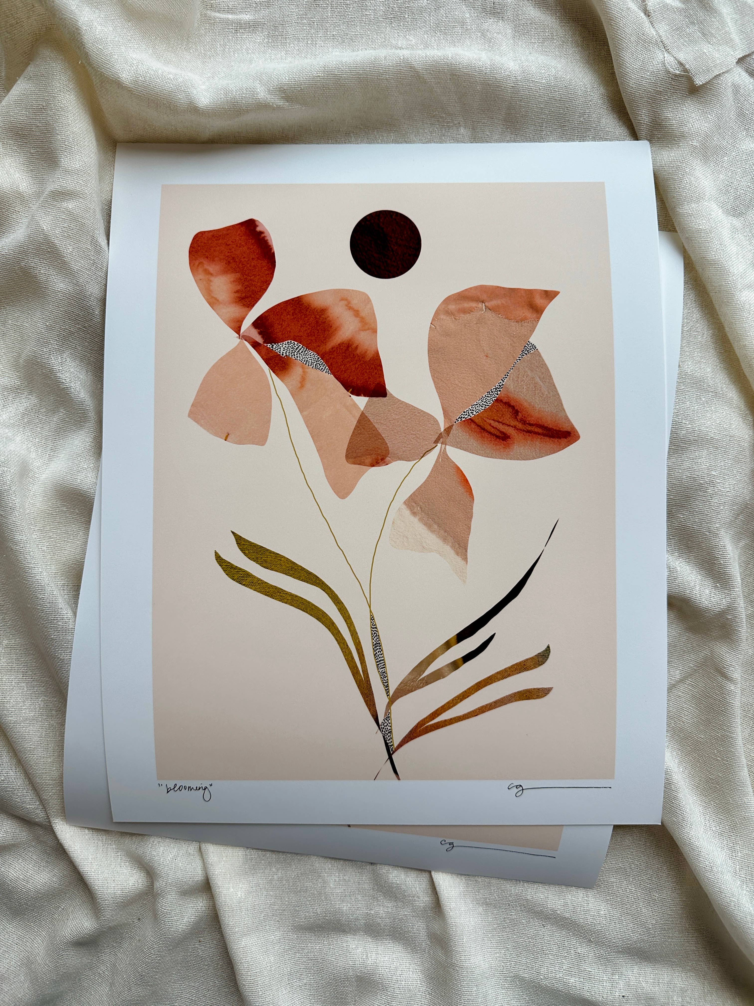 Courtney Griffin Art - Wholesale Art Print - "blooming" fine art print5
