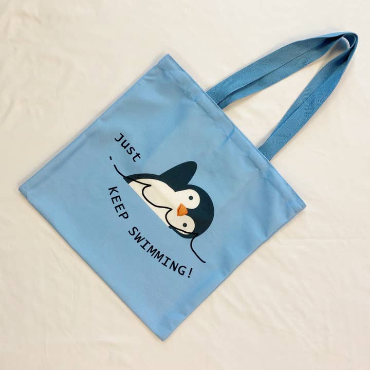 Ellison+Young - Wholesale Tote Bag - Women's - Just keep Swimming Eco Bag