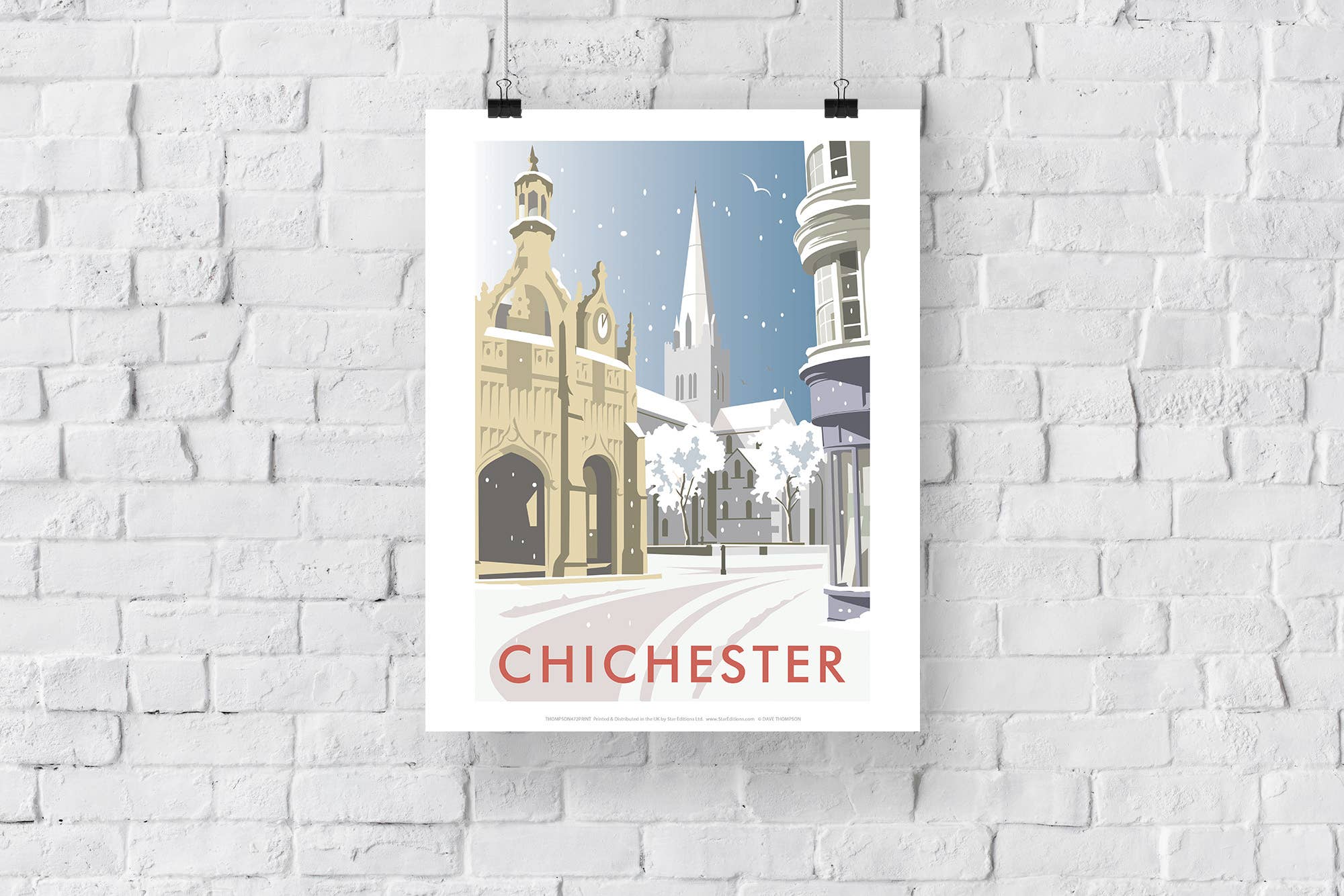 Star Editions – Großhandel Kunstdruck – Chichester von Künstler Dave Thompson - Premium Kunstdruck2