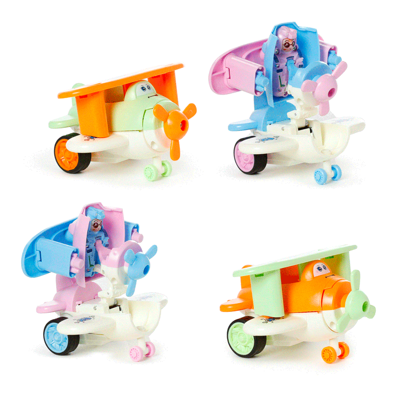 Puckator EU - Wholesale Classic Toy - Kids - Friction Bursting Aeroplane Action Toy1