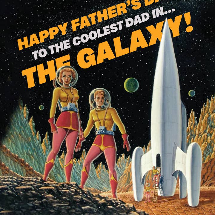 offensivedelightful - Wholesale Father’s Day card - GALAXY DAD father's day card2