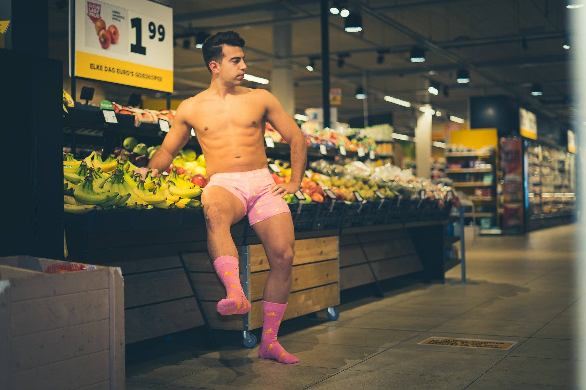 Ton Sur Ton - Wholesale Underwear - Men's - Bananas - Men's Boxer Briefs & Socks - Organic - Gifts For Him6