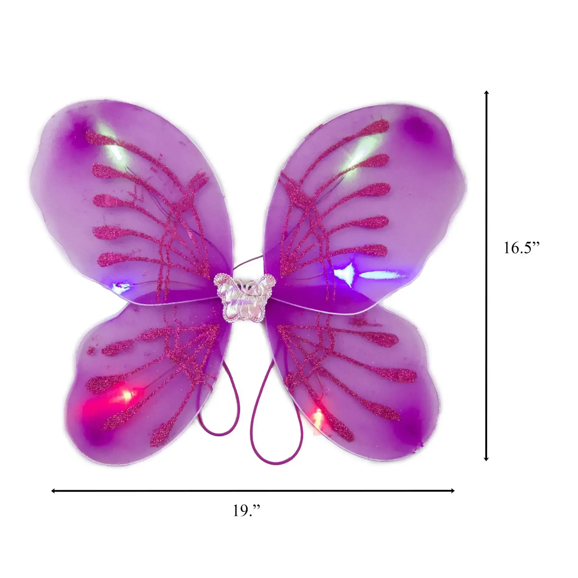 Blinkee.com, LLC - Wholesale Light-Up Toy - Kids & Baby - Light Up Fuchsia Fairy Butterfly Wings3