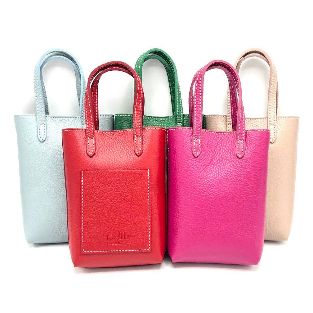 Suie Valentini srl – Engroshandel Crossbodytaske - Dame – Ægte læder telefon taske, Fremstillet i Italien, art. 1125614